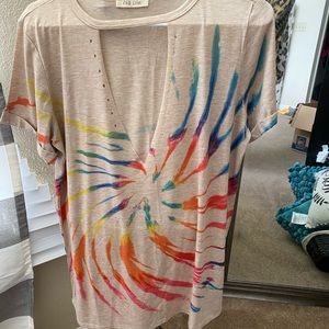 Tie dye top.  NWT